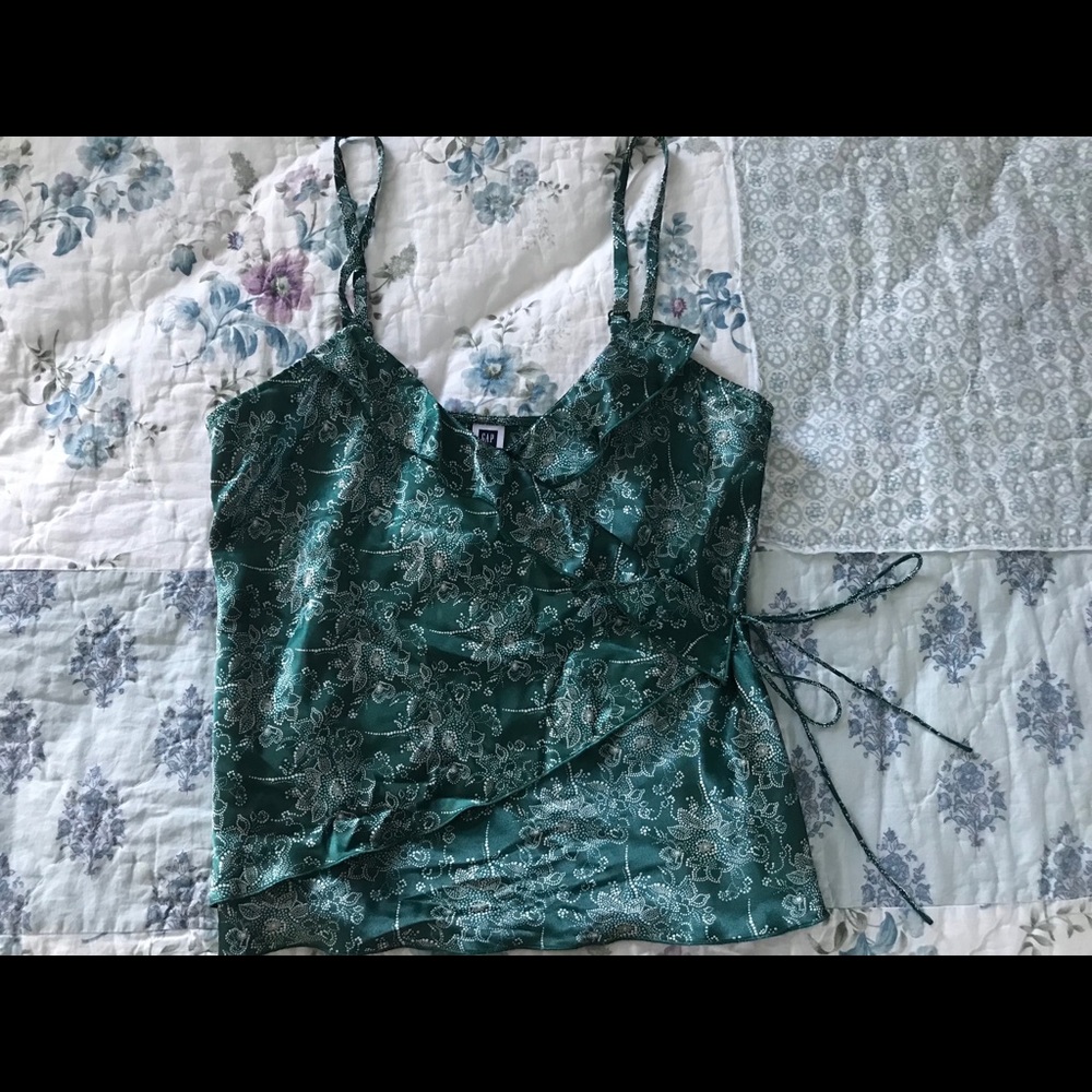 Women’s Teal Wrap Blouse